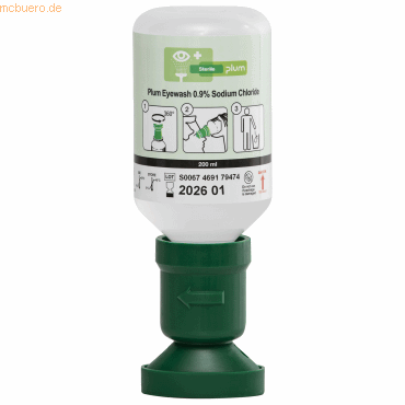 Plum Augendusche 4691 200ml Plum Augendusche 4691 200ml von Plum