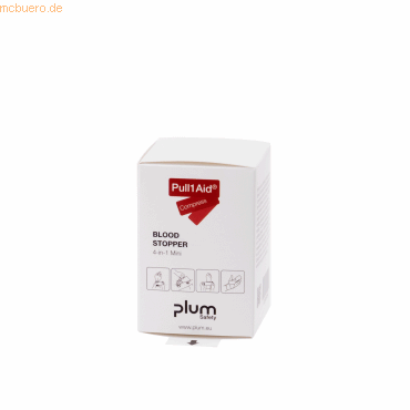 Plum Verband Pull1Aid Blood Stopper 4in1 Mini 5154 3 Stück Plum Verband Pull1Aid Blood Stopper 4in1 Mini 5154 3 Stück von Plum