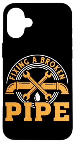 Befestigung eines gebrochenen Rohres Klempner Design für Klempner Hülle für iPhone 16 Plus Befestigung eines gebrochenen Rohres Klempner Design für Klempner Hülle für iPhone 16 Plus von Plumber Design Ideas For Plumbers