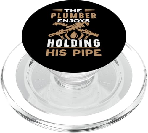 Der Klempner genießt es, seine Pfeife zu halten PopSockets PopGrip für MagSafe Der Klempner genießt es, seine Pfeife zu halten PopSockets PopGrip für MagSafe von Plumber Design Ideas For Plumbers