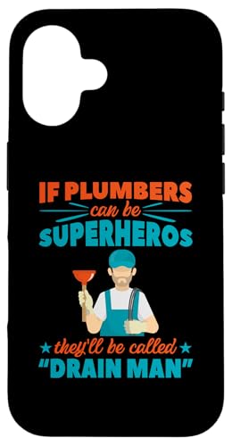 Drain Man Klempner Design für Klempner und Rohrmonteur Hülle für iPhone 16 Drain Man Klempner Design für Klempner und Rohrmonteur Hülle für iPhone 16 von Plumber Design Ideas For Plumbers