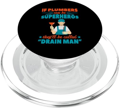 Drain Man Klempner Design für Klempner und Rohrmonteur PopSockets PopGrip für MagSafe Drain Man Klempner Design für Klempner und Rohrmonteur PopSockets PopGrip für MagSafe von Plumber Design Ideas For Plumbers