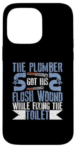 Ein bündig gewundenes Klempner-Design mit Wortspiel Hülle für iPhone 14 Pro Max Ein bündig gewundenes Klempner-Design mit Wortspiel Hülle für iPhone 14 Pro Max von Plumber Design Ideas For Plumbers