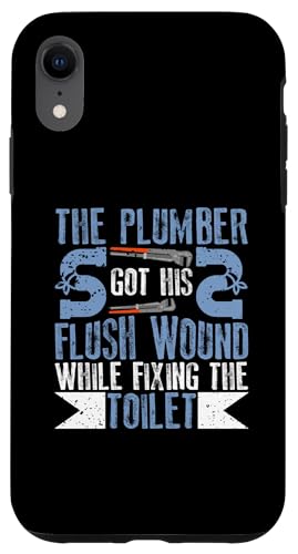 Ein bündig gewundenes Klempner-Design mit Wortspiel Hülle für iPhone XR Ein bündig gewundenes Klempner-Design mit Wortspiel Hülle für iPhone XR von Plumber Design Ideas For Plumbers