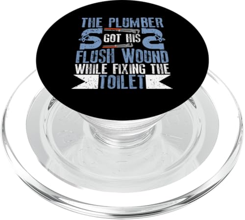 Ein bündig gewundenes Klempner-Design mit Wortspiel PopSockets PopGrip für MagSafe Ein bündig gewundenes Klempner-Design mit Wortspiel PopSockets PopGrip für MagSafe von Plumber Design Ideas For Plumbers