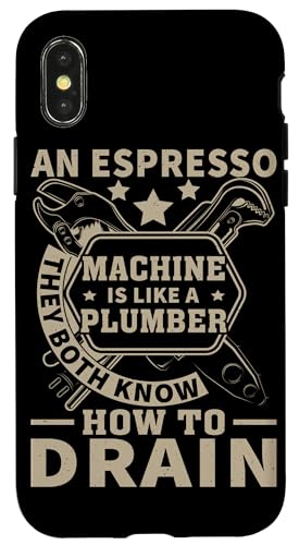 Klempner-Design für Rohrmonteur und Kaffeetrinker Hülle für iPhone X/XS Klempner-Design für Rohrmonteur und Kaffeetrinker Hülle für iPhone X/XS von Plumber Design Ideas For Plumbers