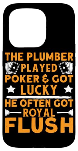 Klempner-Design für Rohrmonteur und Poker-Fan Hülle für iPhone 15 Pro Klempner-Design für Rohrmonteur und Poker-Fan Hülle für iPhone 15 Pro von Plumber Design Ideas For Plumbers