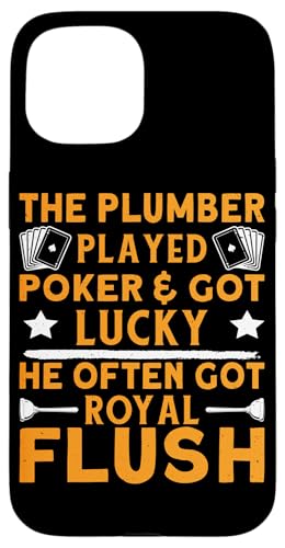 Klempner-Design für Rohrmonteur und Poker-Fan Hülle für iPhone 15 Klempner-Design für Rohrmonteur und Poker-Fan Hülle für iPhone 15 von Plumber Design Ideas For Plumbers