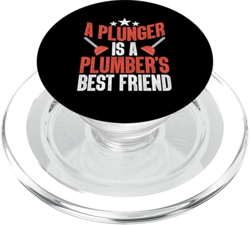 Plunger A Plumber's Best Friend Klempner Design für Klempner PopSockets PopGrip für MagSafe Plunger A Plumber's Best Friend Klempner Design für Klempner PopSockets PopGrip für MagSafe von Plumber Design Ideas For Plumbers