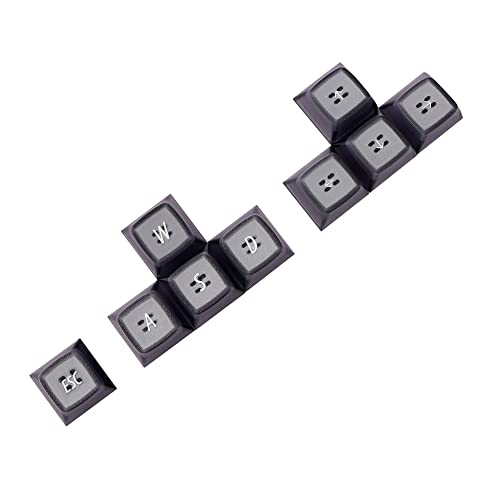 Plumflex EMA Profil WASD Richtungspfeiltasten Tastenkappe Hintergrundbeleuchtung Tastenkappen für Cherry MX Switches Mechanische Tastatur Tastenkappe, Schwarz Plumflex EMA Profil WASD Richtungspfeiltasten Tastenkappe Hintergrundbeleuchtung Tastenkappen für Cherry MX Switches Mechanische Tastatur Tastenkappe, Schwarz von Plumflex