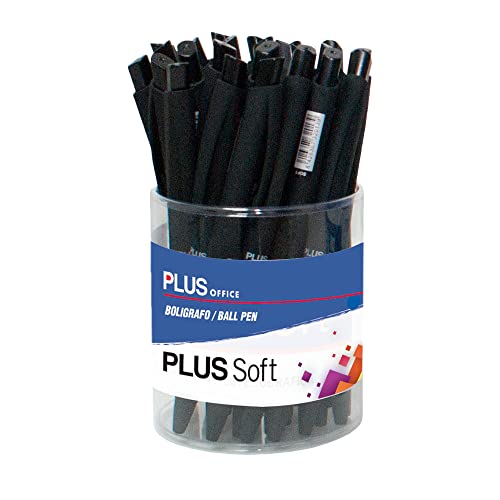 Plus Office 080903 – Pack von 25 Stifte, schwarz von Plus Office