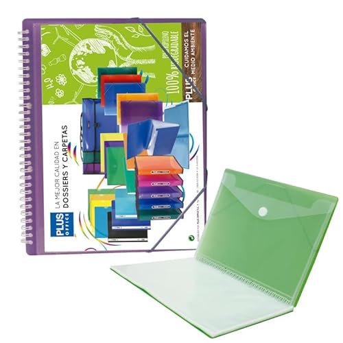 Plus Office Ordner für Ordner Plus Esp. Gummi 40F VIOL von Plus Office