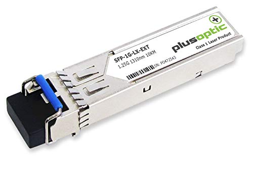Plusoptic SFP-1G-LX-EXT SFP 1250 Mbit/s 1310 nm Glasfaser-Transceiver (Glasfaser, 1250 Mbit/s, SFP, LC, LX, 10000 m) von Plusoptic