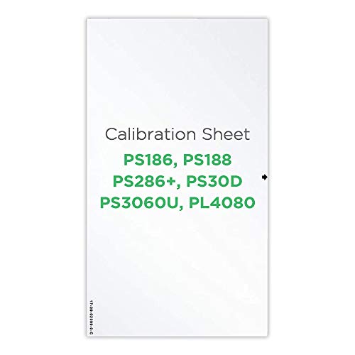 Plustek Kalibrierungssteuerblatt – nur für PS286 Plus, PS186, PS188, PS30D, PS3060U, PL4080 Dokumentenscanner von Plustek