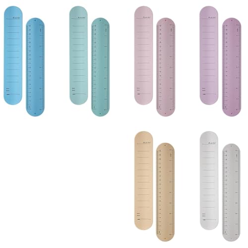 Pluuttiem 14-Teiliges Slap-Armband-Set, 9,4 X 1,8, Wiederverwendbares Silikon-Erinnerungsarmband, Tragbarer Notizblock Fürs Handgelenk mit Stift und Radiergummi von Pluuttiem