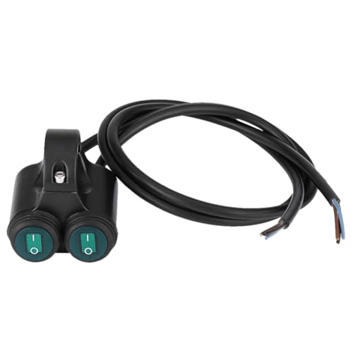 Pluuttiem 22mm Universal Motorrad Lenker Scheinwerfer Bremse Nebelscheinwerfer Hupe Dual Control Button für Switch B von Pluuttiem