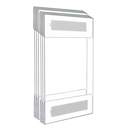 Pluuttiem 6-Teiliger Acryl-Bilderrahmen Ohne Lochung, Zur Wandmontage, Transparentes Preisschild mit Tischschild, A4-Displayrahmen für Zuhause Pluuttiem 6-Teiliger Acryl-Bilderrahmen Ohne Lochung, Zur Wandmontage, Transparentes Preisschild mit Tischschild, A4-Displayrahmen für Zuhause von Pluuttiem