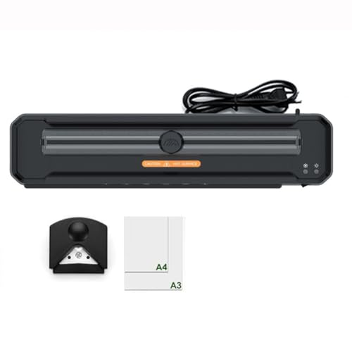 Pluuttiem A3/A4-Kunststoff-Versiegelungsmaschine, Sichere, Konstante Temperatur, Mehrere Spezifikationen, Foto-Kalt-/Heiß-Laminiermaschine, EU-Stecker von Pluuttiem
