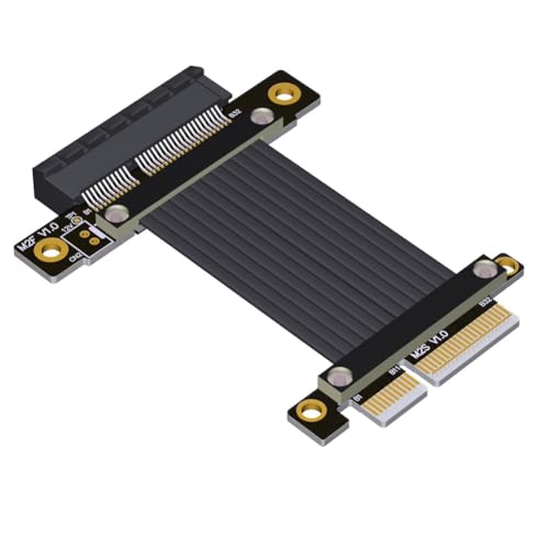 Pluuttiem PCI-E X4 zu X4-Verlängerungskabel PCI Express Riser-Kabel-Extender-Konverter-Adapter Unterstützt Netzwerkkarte SSD USB-Karte 20CM von Pluuttiem