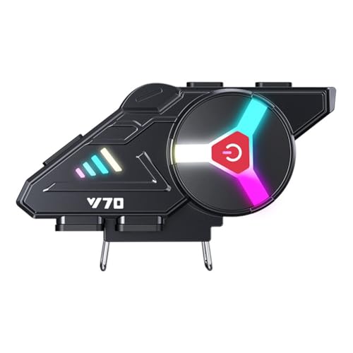 Pluuttiem Y70 Motorrad-Bluetooth-Helm-Headset V5.3 RGB-Kopfhörer mit Bunten Lichtern, IPX6-Wasserschutz, Unterstützt Den Anschluss Von 2 Telefonen Pluuttiem Y70 Motorrad-Bluetooth-Helm-Headset V5.3 RGB-Kopfhörer mit Bunten Lichtern, IPX6-Wasserschutz, Unterstützt Den Anschluss Von 2 Telefonen von Pluuttiem