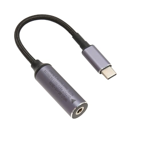 100 W DC7406 auf Typ-C-Kabel mit Automatischem PD-Identifikationschip, 5 V/9 V/20 V Ausgang, Kleines, Leichtes Design für Tablets, Laptops und Kleine Ladegeräte von Plyisty