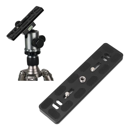 150 Mm Arca-Schnellwechselplatte, Stativ-QR-Kamera-Montageplatte, mit 1/4 Zoll 3/8 Zoll Gewinde, für DSLR-Kamera-Stativ-Kugelkopf von Plyisty