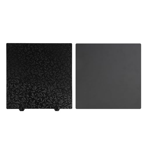 3D -Drucker -Gebäudeplatte, PET PEI 355 X 355 Mm Abflachungspulver Form 3D -Printer -Druckbett Einfache Modellentfernung Zum Austausch (Stahlplatte und 1,2 mm Magnetaufkleber) (Stahlplatte und 1,5 von Plyisty