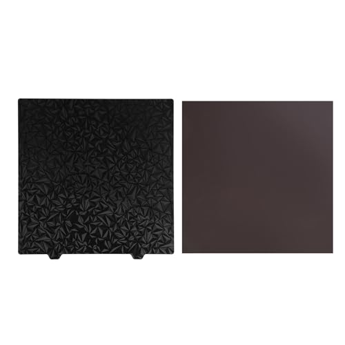 3D -Drucker -Gebäudeplatte, PET PEI 355 X 355 Mm Abflachungspulver Form 3D -Printer -Druckbett Einfache Modellentfernung Zum Austausch (Stahlplatte und 1,2 mm Magnetaufkleber) von Plyisty