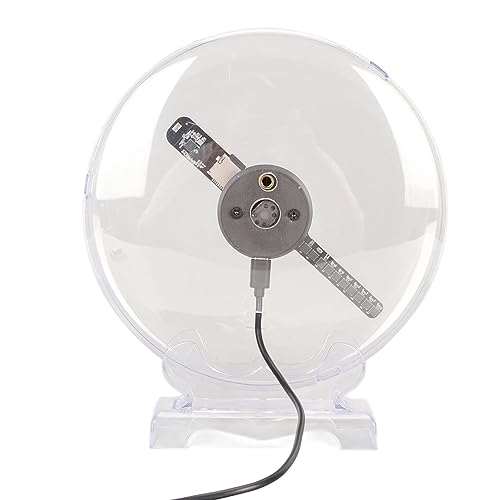 3D-Hologramm-Lüfter, Naked Eye WiFi 3D-Hologramm-Projektor, Werbedisplay mit Speicherkarte, 80 LEDs, 3D-Hologramm-Lüfter, Eingebauter Lautsprecher, Unterstützt APP-Fernbedienung von Plyisty