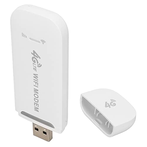 4G LTE-WLAN-Router, Tragbarer USB-WLAN-Router, 150-Mbit/s-Modem-Stick, Mobiler Hotspot Im Taschenformat mit SIM-Kartensteckplatz, Unterstützt 10 Benutzer von Plyisty