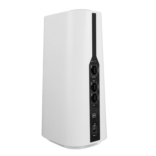 Plyisty 5G CPE-Router mit SIM-Kartensteckplatz, 2,4 G 5,8 G Dualband-Mobilfunkmodem, 5G NR SA/NSA 5G-Modem-Hochgeschwindigkeitsrouter, Unterstützt 64 Benutzer (EU-Stecker, von Plyisty