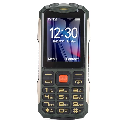 Älteres Mobiltelefon, 2G Senior Handy Clear Sound Dual SIM Dual Standby für den Täglichen Gebrauch (Green) von Plyisty
