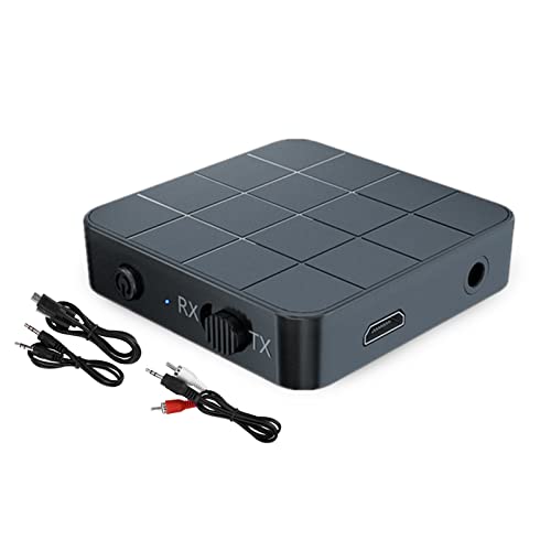 Bluetooth-Senderempfänger, 2-in-1-USB-Bluetooth 5.0-Adapter für PC-TV, 3,5-mm-AUX- oder Cinch-Audioadapter für TV-, Heim- und Auto-Stereoanlage von Plyisty