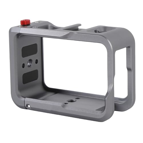 Cage for Action 5 Pro, Metall -Schutzrahmen mit Kaltem Schuhanschluss, 1/4 Zoll Gewinde, Loch Loch, Schnellfreisetzungsschütze für Action 5 Pro Cage for Action 5 Pro, Metall -Schutzrahmen mit Kaltem Schuhanschluss, 1/4 Zoll Gewinde, Loch Loch, Schnellfreisetzungsschütze für Action 5 Pro von Plyisty