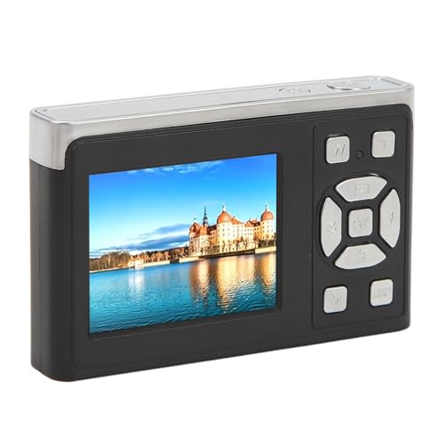Digitale Videokamera, ABS Auto Focus Digitalkamera 600mAh Typ C 2.2 Im IPS -Bildschirm für WOLG (Black) von Plyisty