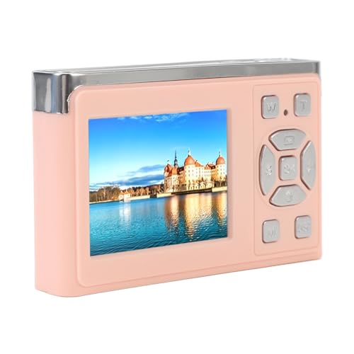 Digitale Videokamera, ABS Auto Focus Digitalkamera 600mAh Typ C 2.2 Im IPS -Bildschirm für WOLG (PINK) von Plyisty