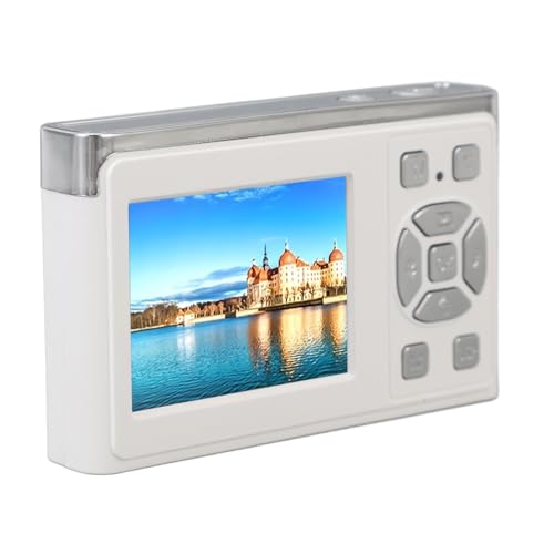 Digitale Videokamera, ABS Auto Focus Digitalkamera 600mAh Typ C 2.2 Im IPS -Bildschirm für WOLG (White) von Plyisty
