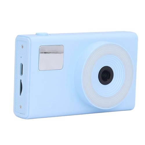 Digitalkamera, 3 Farbtemperatur Fülllicht 48MP Kompaktkamera 16x Digital Zoom für Schüler (Blue) von Plyisty