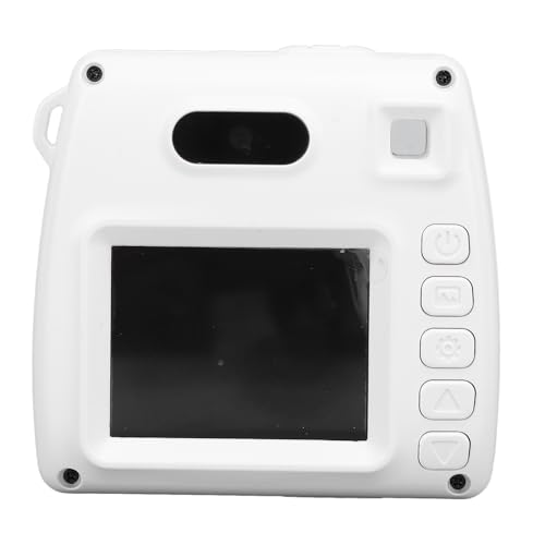 Dual -Objektivkamera, Digitalkamera 1080p Auflösung LED -Fülllicht für Foto Videoaufnahmen (White) von Plyisty