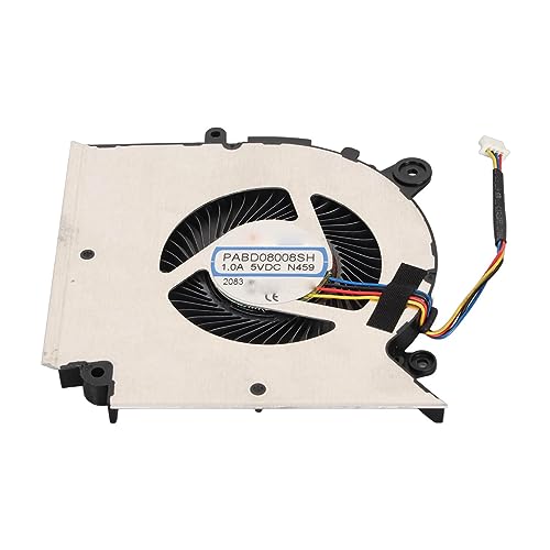 Ersatz für MSI GE76 GF66 GL66 MS 1581 Laptop-Lüfter mit 4-poligem Stromanschluss, Hochwertiger Aluminiumlegierung und ABS-Material, für Effiziente Kühlung von Plyisty