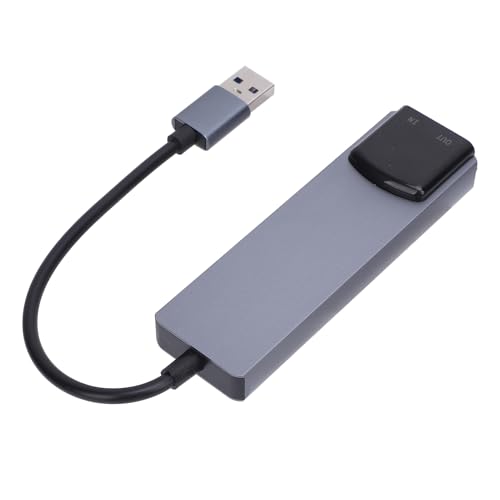 Externe Audiokarte, Optische Eingangsausgangsrauschenreduktion Externer USB -Soundkarte für Lautsprecher von Plyisty