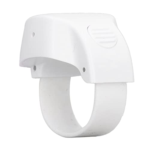Fernkamera -Steuerung, Daumen auf der Fernleichten Selfie -Remote Ringknopf für Fotoaufnahmen (White) von Plyisty