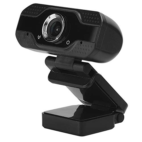 HD 1080P 30FPS Webcam, 16BIT 16KHZ Hochwertiges Audio, USB-Computer-Webkamera mit Mikrofon, Plug & Play-Kamera für Computer für Meetings, Online-Kurse von Plyisty
