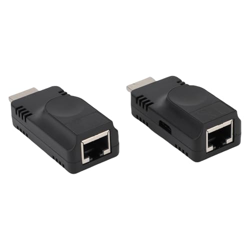 HDMI Extender, HDMI zu RJ45-Konverter, 1080p 60 Hz Bis 60 M/196,85 Fuß über CAT 6-Kabel, HD-Multimedia-Schnittstellenadapter für HDTV, STB, PC, Projektor, Set-Top-Boxen, DVD HDMI Extender, HDMI zu RJ45-Konverter, 1080p 60 Hz Bis 60 M/196,85 Fuß über CAT 6-Kabel, HD-Multimedia-Schnittstellenadapter für HDTV, STB, PC, Projektor, Set-Top-Boxen, DVD von Plyisty