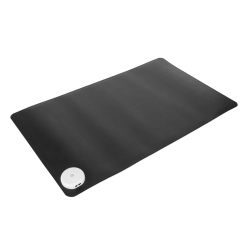 Heizungsmaus -Pad, Tragbarer 100-240 V 3 Heizungspegel Warmes Desktop -Pad PU Leder für Büro (EU-Stecker) von Plyisty