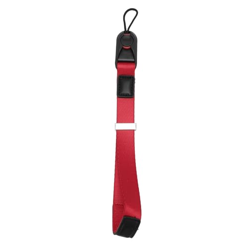 Kamera-Handschlaufe, 26 cm Länge, Schnellverschluss-Kamera-Handschlaufe aus Nylon für DSLR-Action-Kamera, Maximale Belastung von 150 Pfund (Rot) von Plyisty