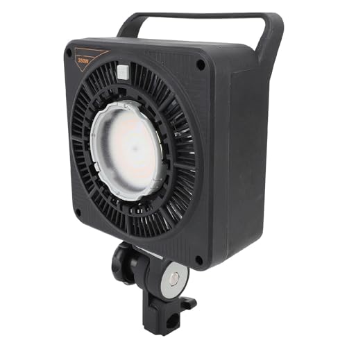 LED-Videolicht, LED-Foto Fülllicht 220-240V 250W Leistungsstarke Hochhelligkeit Stille Kühllüfter für Video für Studio (EU-Stecker) von Plyisty