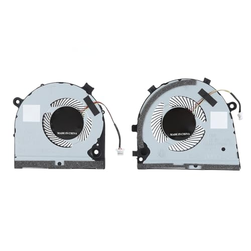 Laptop-Lüfter-Ersatz, 4-poliger DC 5 V/0,5 A CPU-/GPU-Kühler für Game G3-3579 G3-3779 G5 15 5587 Computer-Lüfter (CPU- und GPU-Lüfter) von Plyisty