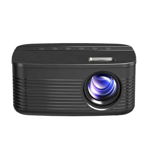 MI NI-Projektor, Tragbarer 1080P-HD-Projektor für OS Android, Verbesserte Grafik, Integrierte HiFi-Lautsprecher, Filmprojektor mit Fernbedienung für den Innen- und Außenbereich von Plyisty