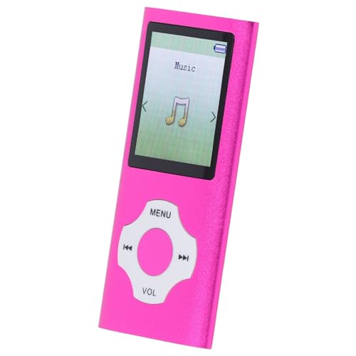 MP3-MP4-Player, Digitaler Musikplayer mit 1,8-Zoll-Bildschirm und Bluetooth 5.0, Integrierter 16-GB-TF-Karte, Unterstützt Video, Sprachaufzeichnung und Mehr (Lila) von Plyisty